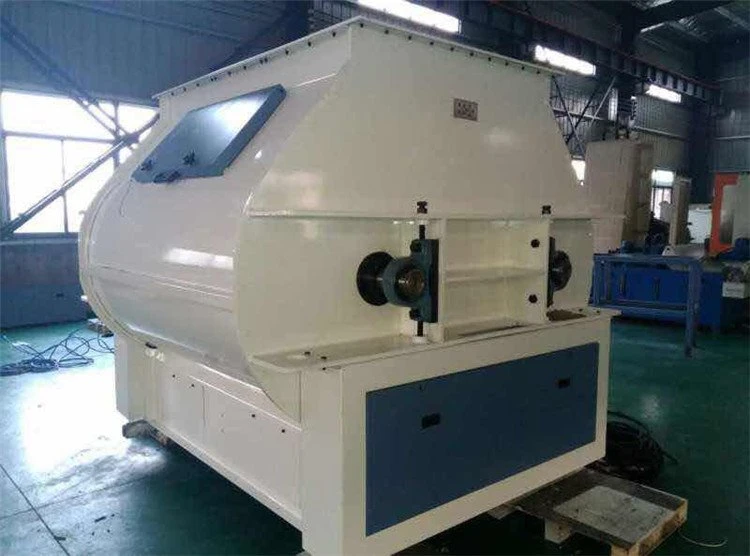 Máy trộn mái chèo hai trục